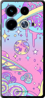 TPU чехол Розовая галактика для Infinix Note 40 - 4146b-3707 изображение 