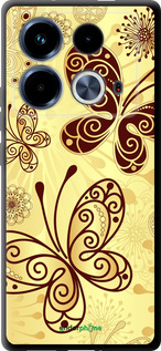 TPU чехол Красивые бабочки для Infinix Note 40 - 4170b-3707 изображение 