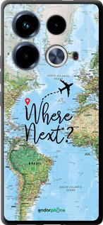 TPU чехол Путешествие для Infinix Note 40 - 4503b-3707 изображение 