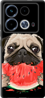 TPU чехол Мопс и арбуз для Infinix Note 40 - 4665b-3707 изображение 