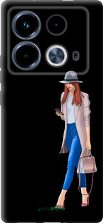 TPU чехол Девушка 1 для Infinix Note 40 - 4751b-3707 изображение 