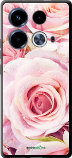 TPU чехол Розы для Infinix Note 40 - 525b-3707 изображение 