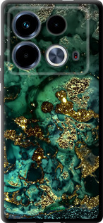 TPU чехол Мрамор золото богатство для Infinix Note 40 - 5419b-3707 изображение 
