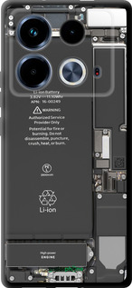 TPU чехол Детали смартфона для Infinix Note 40 - 5487b-3707 изображение 