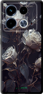 TPU чехол Розы 2 для Infinix Note 40 - 5550b-3707 изображение 