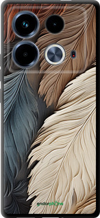 TPU чехол Листья в стиле бохо для Infinix Note 40 - 5643b-3707 изображение 