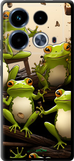 TPU чехол Жабки для Infinix Note 40 - 5656b-3707 изображение 