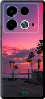 TPU чехол Пальмы для Infinix Note 40 - 5873b-3707 изображение 