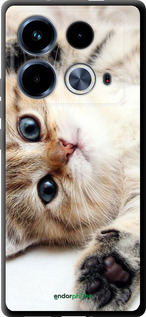 TPU чехол Котик для Infinix Note 40 - 6024b-3707 изображение 