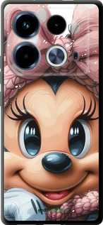 TPU чехол Минни Маус с бантиком для Infinix Note 40 - 6055b-3707 изображение 