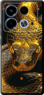 TPU чехол Golden snake для Infinix Note 40 - 6072b-3707 изображение 