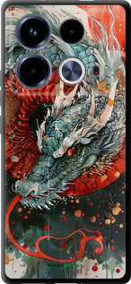 TPU чехол Стихия огня для Infinix Note 40 - 6101b-3707 изображение 