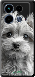 TPU чехол Мальтипу на чорному фоні для Infinix Note 40 - 6156b-3707 изображение 