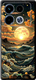 TPU чехол Арт волны для Infinix Note 40 - 6332b-3707 изображение 