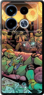 TPU чехол Черепашки нинзя для Infinix Note 40 - 6346b-3707 изображение 