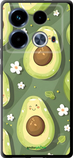 TPU чехол Авокадо для Infinix Note 40 - 6380b-3707 изображение 