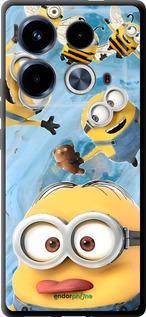 TPU чехол Миньоны для Infinix Note 40 - 6386b-3707 изображение 