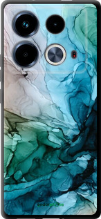 TPU чехол С красочной абстрактной картиной Соленые берега для Infinix Note 40 - 6405b-3707 изображение 