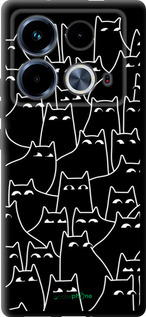 TPU чехол С изображением кошек для Infinix Note 40 - 6470b-3707 изображение 