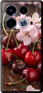 TPU чехол Вишня в шоколаде для Infinix Note 40 - 6698b-3707 изображение 