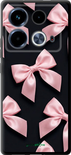 TPU чехол Coquette Ribbons Dark Coquette для Infinix Note 40 - 6767b-3707 изображение 