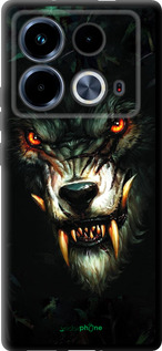 TPU чехол Дьявольский волк для Infinix Note 40 - 833b-3707 изображение 