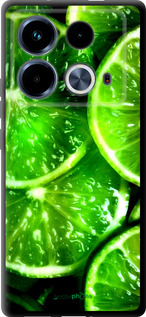 TPU чехол Зелёные дольки лимона для Infinix Note 40 - 852b-3707 изображение 
