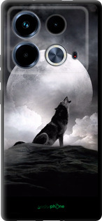 TPU чехол Воющий волк для Infinix Note 40 - 934b-3707 изображение 