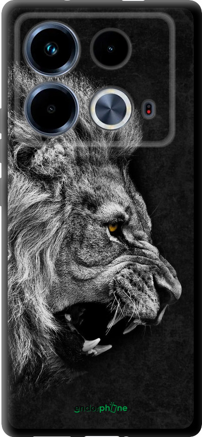 TPU чехол Лев для Infinix Note 40 - 1080b-3707 изображение 