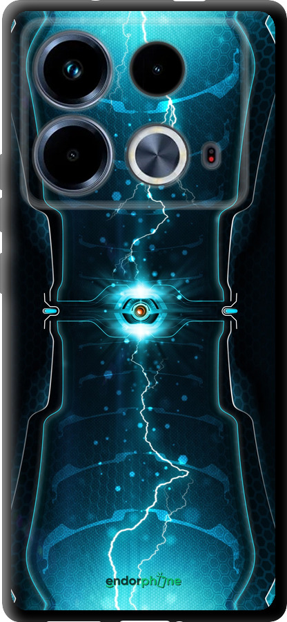 TPU чехол Молнии в цилиндре для Infinix Note 40 - 120b-3707 изображение 