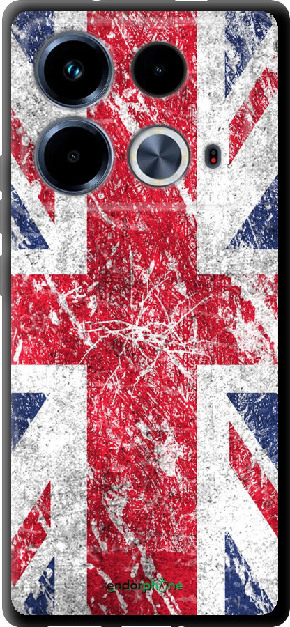 TPU чехол Флаг Великобритании 1 для Infinix Note 40 - 386b-3707 изображение 