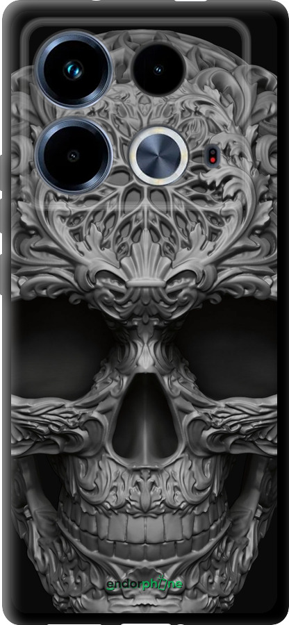 TPU чехол skull-ornament для Infinix Note 40 - 4101b-3707 изображение 