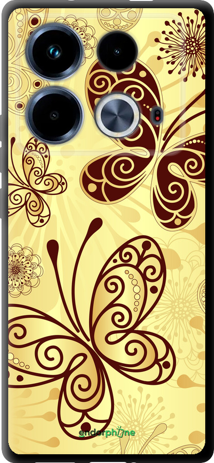 TPU чехол Красивые бабочки для Infinix Note 40 - 4170b-3707 изображение 