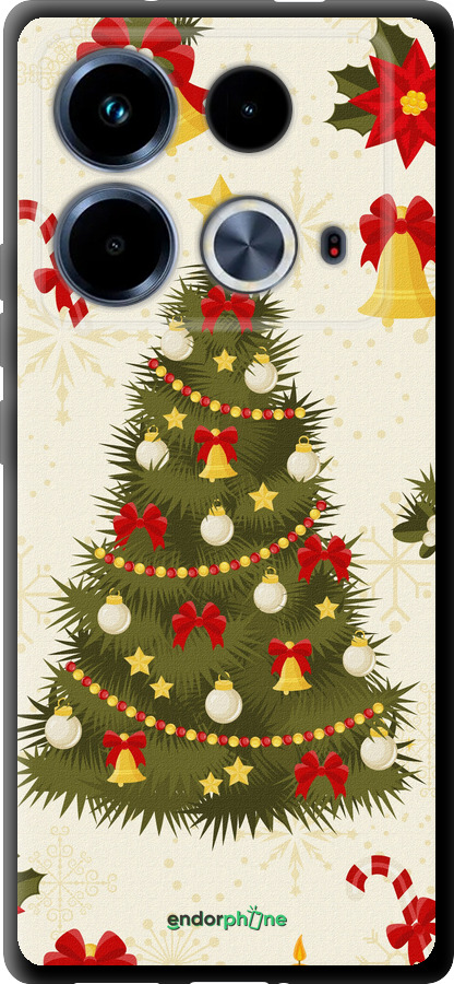 TPU чехол Новогодняя елка для Infinix Note 40 - 4198b-3707 изображение 
