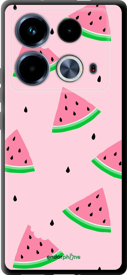 TPU чехол Розовый арбуз для Infinix Note 40 - 4314b-3707 изображение 