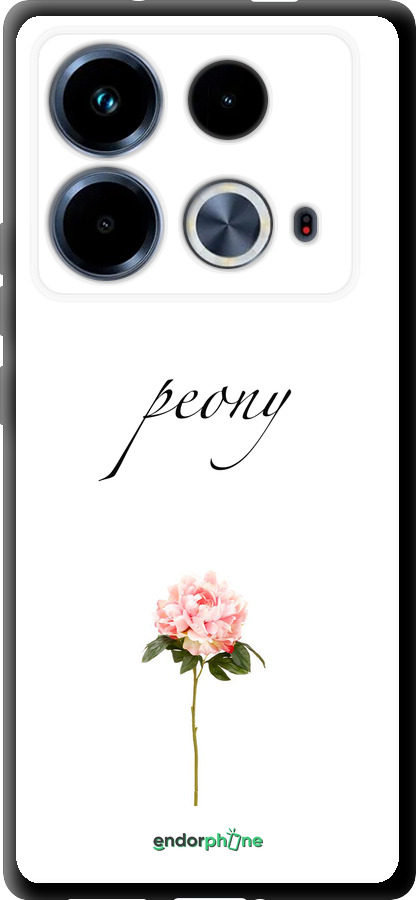 TPU чехол Пион для Infinix Note 40 - 4366b-3707 изображение 