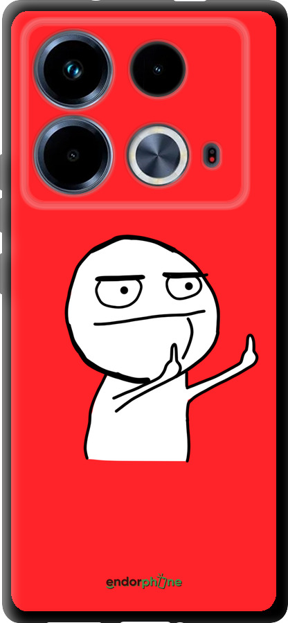 TPU чехол Мем для Infinix Note 40 - 4578b-3707 изображение 