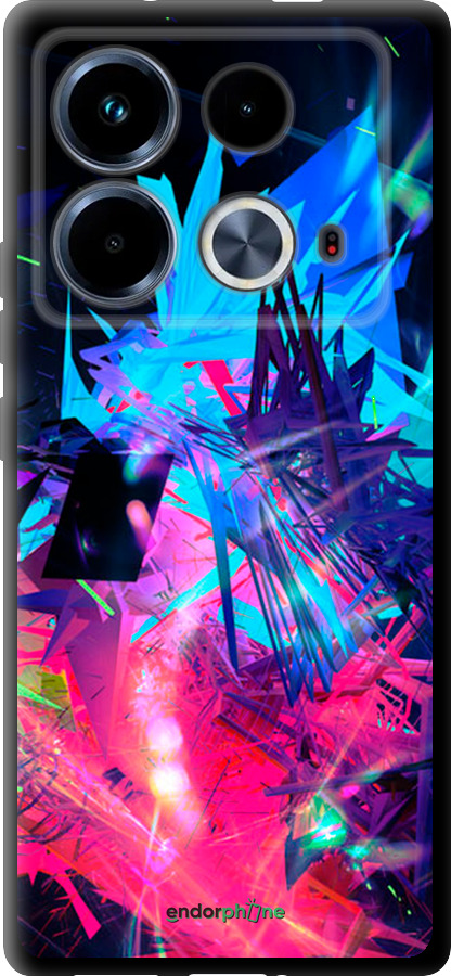 TPU чехол Абстрактный чехол для Infinix Note 40 - 4681b-3707 изображение 