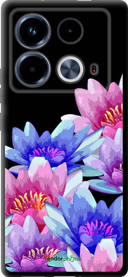 TPU чехол Лотос для Infinix Note 40 - 4862b-3707 изображение 