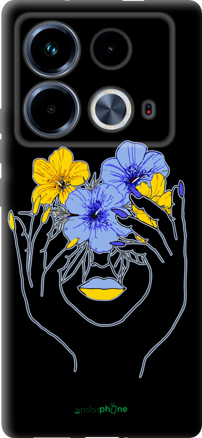 TPU чехол Девушка v4 для Infinix Note 40 - 5276b-3707 изображение 