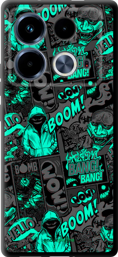 TPU чехол № 5331 для Infinix Note 40 - 5331b-3707 изображение 