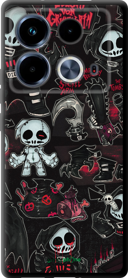 TPU чехол № 5380 для Infinix Note 40 - 5380b-3707 изображение 