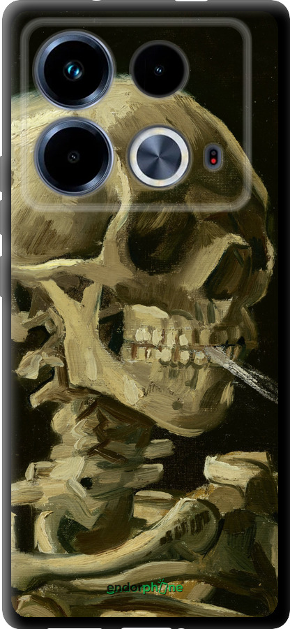 TPU чехол Винсент Ван Гог. Череп для Infinix Note 40 - 5544b-3707 изображение 