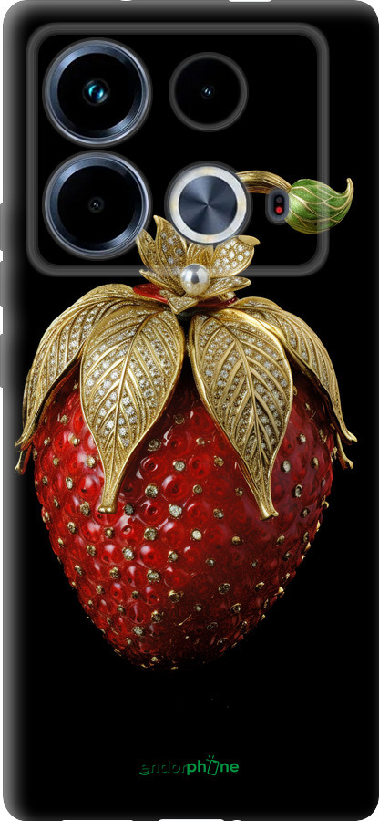 TPU чехол Клубника v3 для Infinix Note 40 - 5638b-3707 изображение 