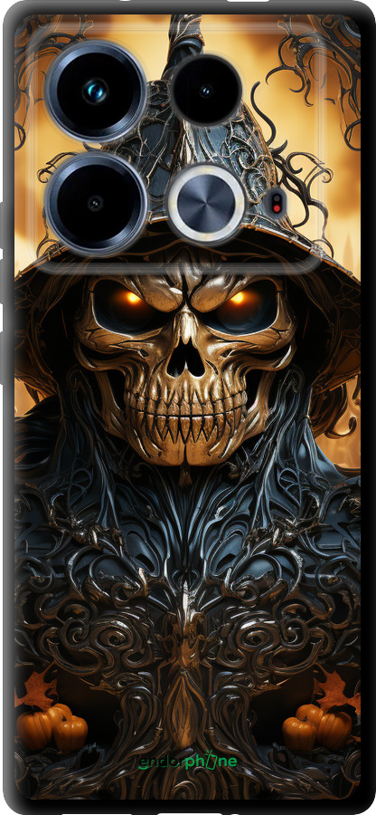 TPU чехол Череп 2 для Infinix Note 40 - 5652b-3707 изображение 