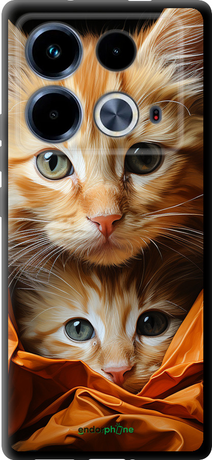 TPU чехол Котики 2 для Infinix Note 40 - 5664b-3707 изображение 