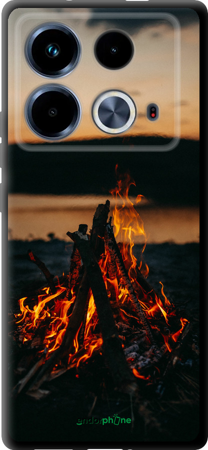 TPU чехол Огонь для Infinix Note 40 - 6021b-3707 изображение 