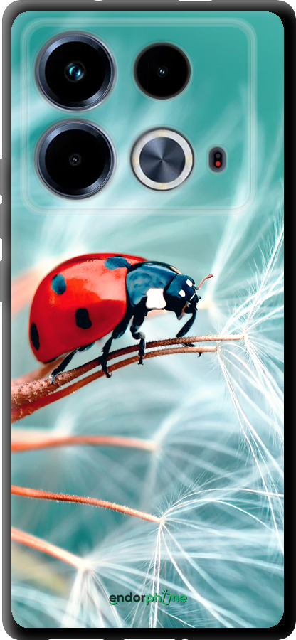 TPU чехол Божья коровка для Infinix Note 40 - 6049b-3707 изображение 