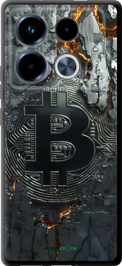 TPU чехол Раскаленный биткойн для Infinix Note 40 - 6091b-3707 изображение 