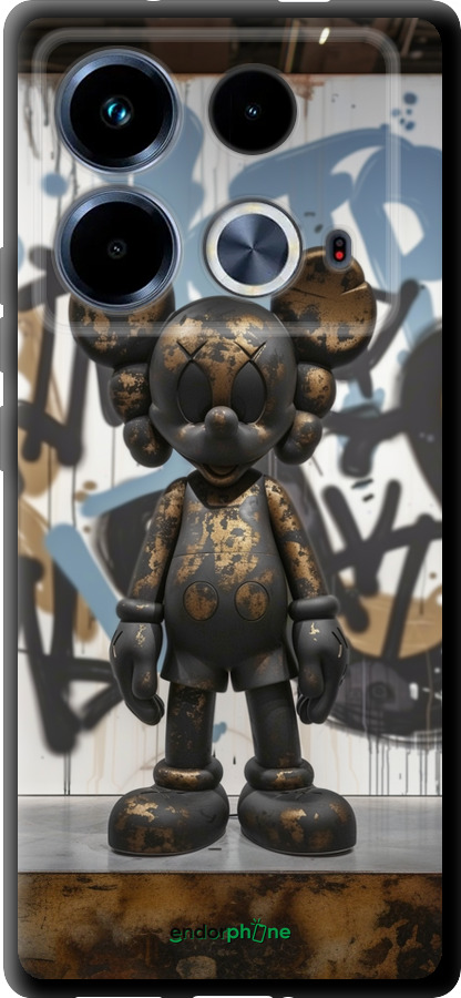 TPU чехол Bronze kaws v2 для Infinix Note 40 - 6098b-3707 изображение 